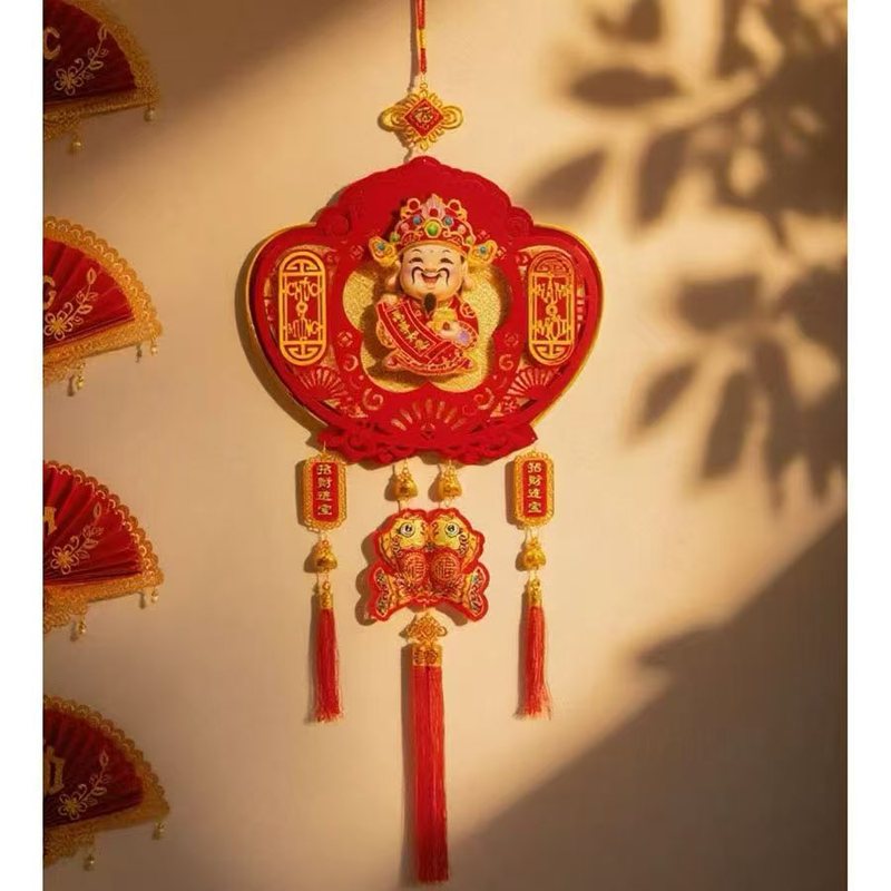 新款春节过年装饰挂件越南文字高级感时尚大气装饰喜庆挂件|undefined