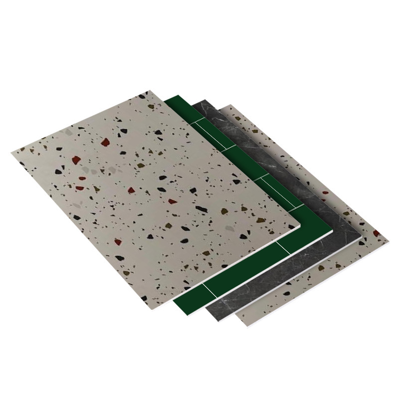 メーカー在庫 SPC 石結晶壁パネルホテルのシャワールームのトイレの装飾模造磁器防水耐火壁パネル|undefined