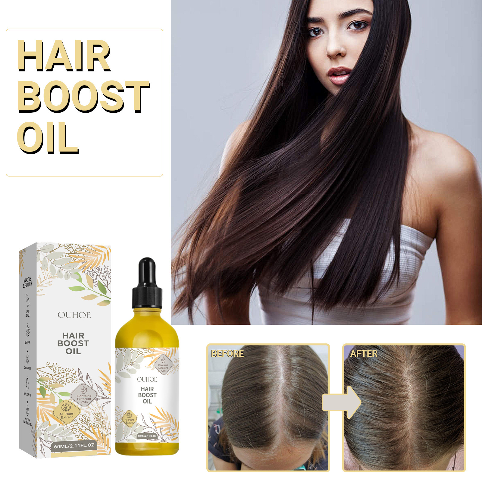 OUHOE Dense Hair Essential Oil Image 2