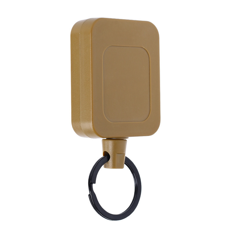 Fábrica de aleación de zinc fácil-Tire hebilla pistola gris hebilla telescópica fuerte tirador de alambre fácil-tirar del alpinismo alambre de acero herradura llavero