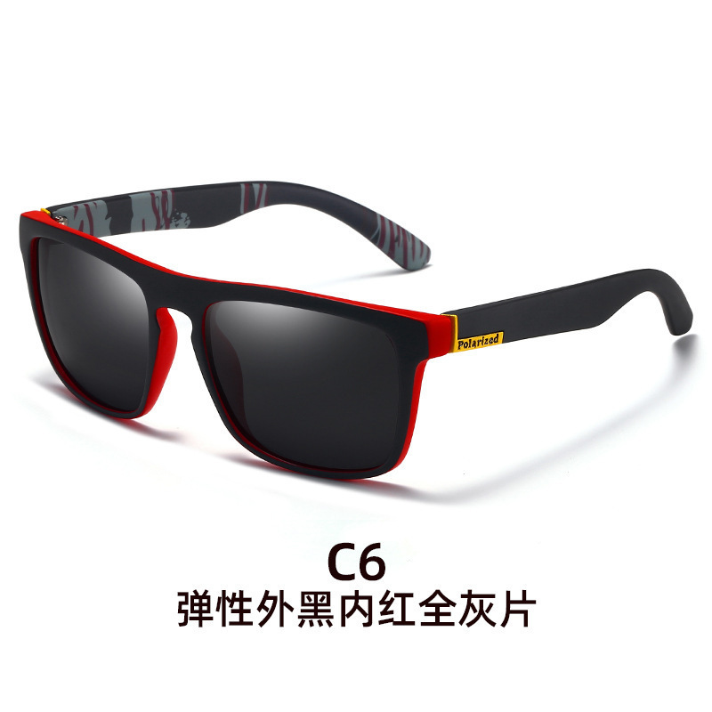 C elastic red frame gray film