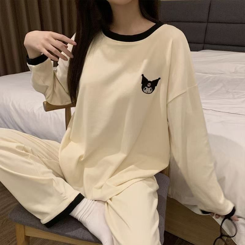 Pijamas al por mayor transfronterizos de mujeres otoño invierno de terciopelo caliente base simple chaqueta de manga larga para vestir ropa casera