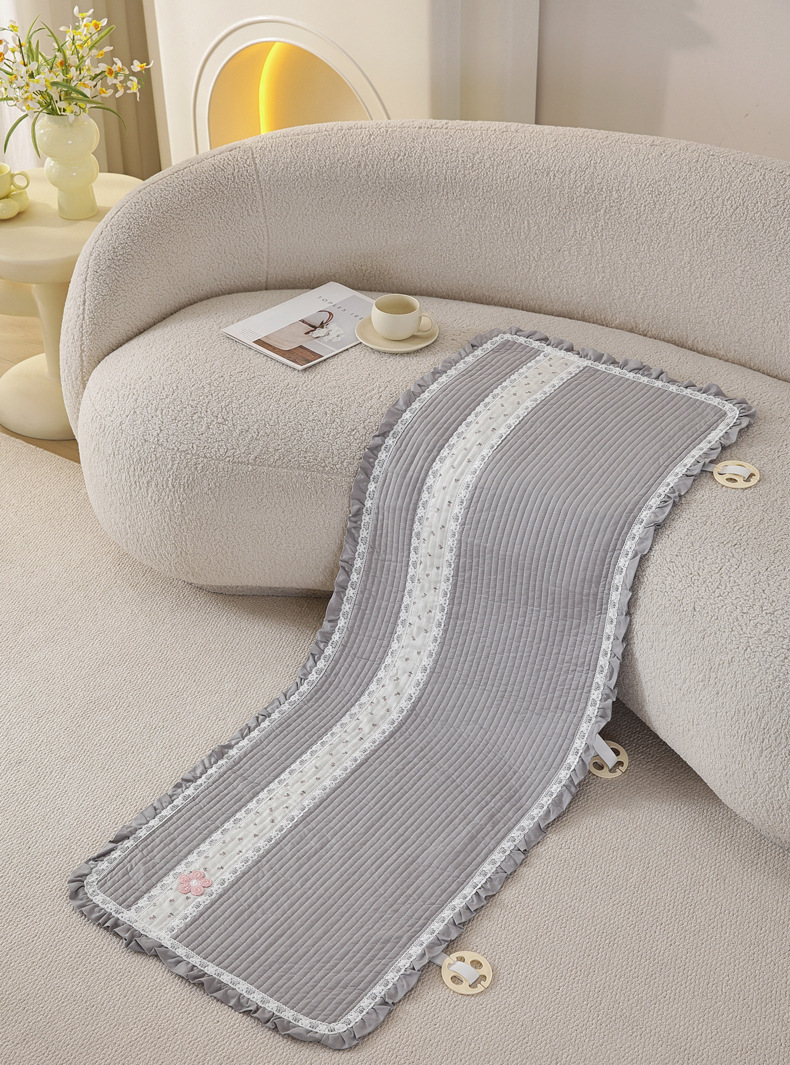 2026 new car seat cushion, pure cotton, suitable for all seasons, single-piece design for the driver's seat, long strip for the rear seat, non-slip, three-piece set