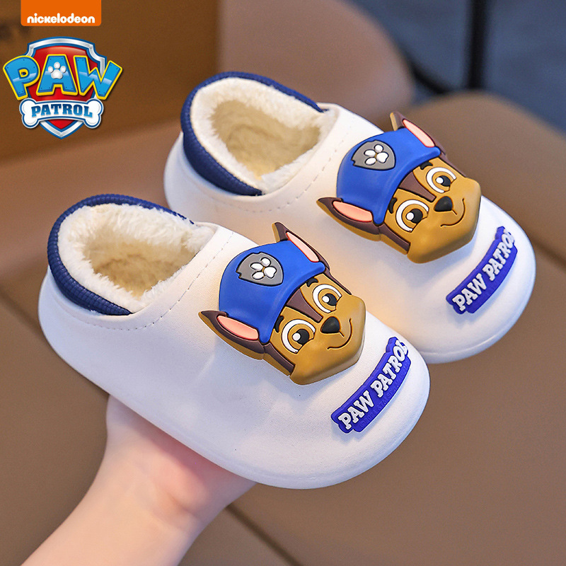 Zapatillas de algodón de invierno para niños, niños, niñas y niñas, cálidos, impermeables, bolsas de bebé y zapatillas de algodón.