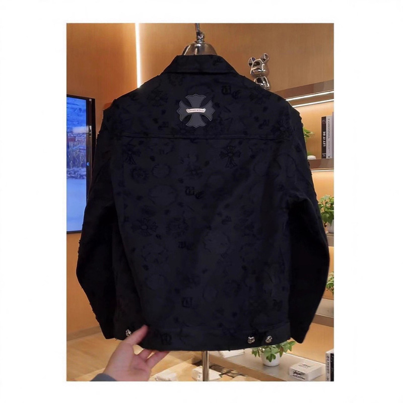 2025 Men's Spring and Autumn New Style Chanel-Inspired Jacket Fashion Versatile Trendy Casual Light Luxury Niche Denim Jacket