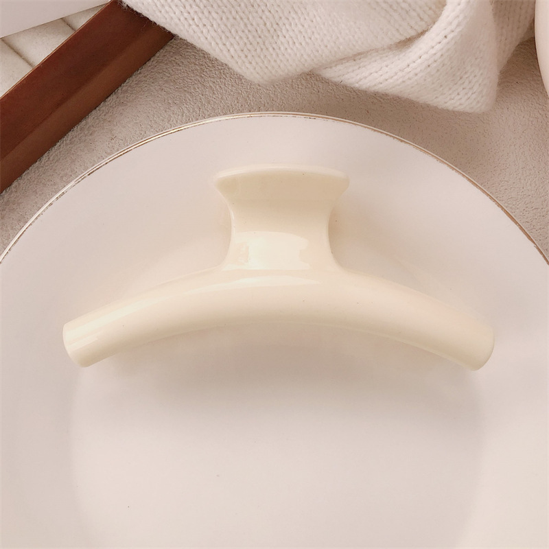 Clip de agarre de la parte posterior de la cabeza retro francesa, pereza, todo fósforo, clip de pelo de tiburón de cola de caballo, horquilla grande, accesorios para el cabello femenino