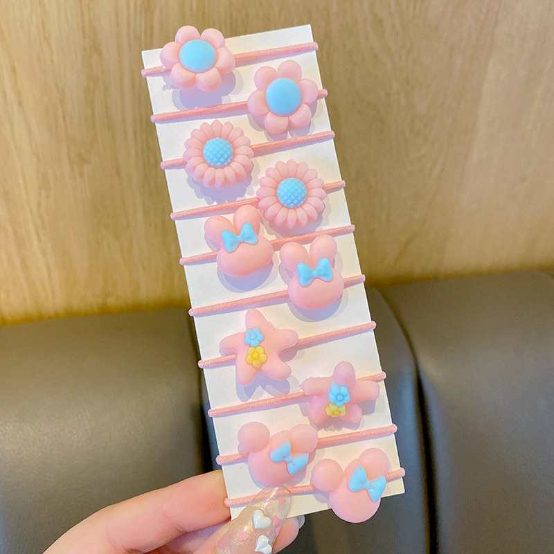 2022 nueva cuerda de pelo bebé corbata anillo de pelo tocado