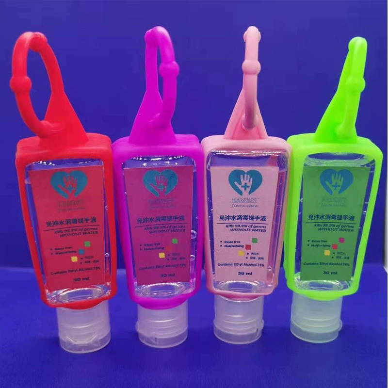 30 мл дезинфицирующее средство без смывания, безводный антисептик для рук, портативная жидкость, безводное антибактериальное средство.