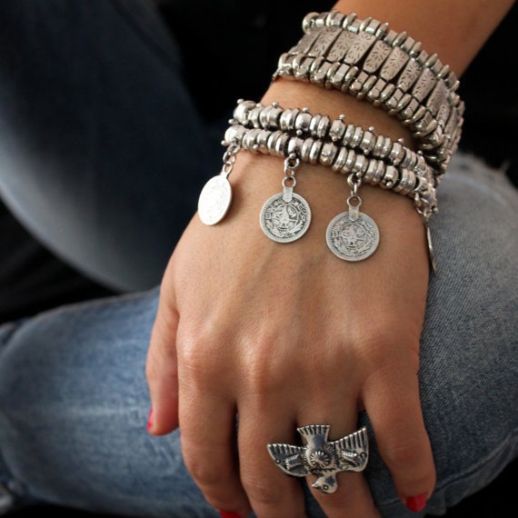 (Cross-border trading), coins, pendant, beach ankle bracelet, jewelry