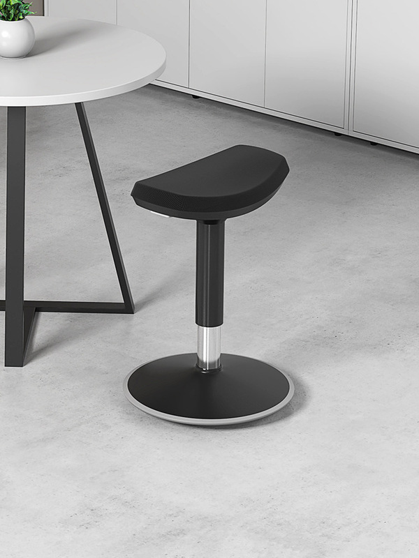 Saddle Chair Ergonomic Riding Chair Bar Standing Lift Office Work Swivel Chair Kitchen Tumbler Stool