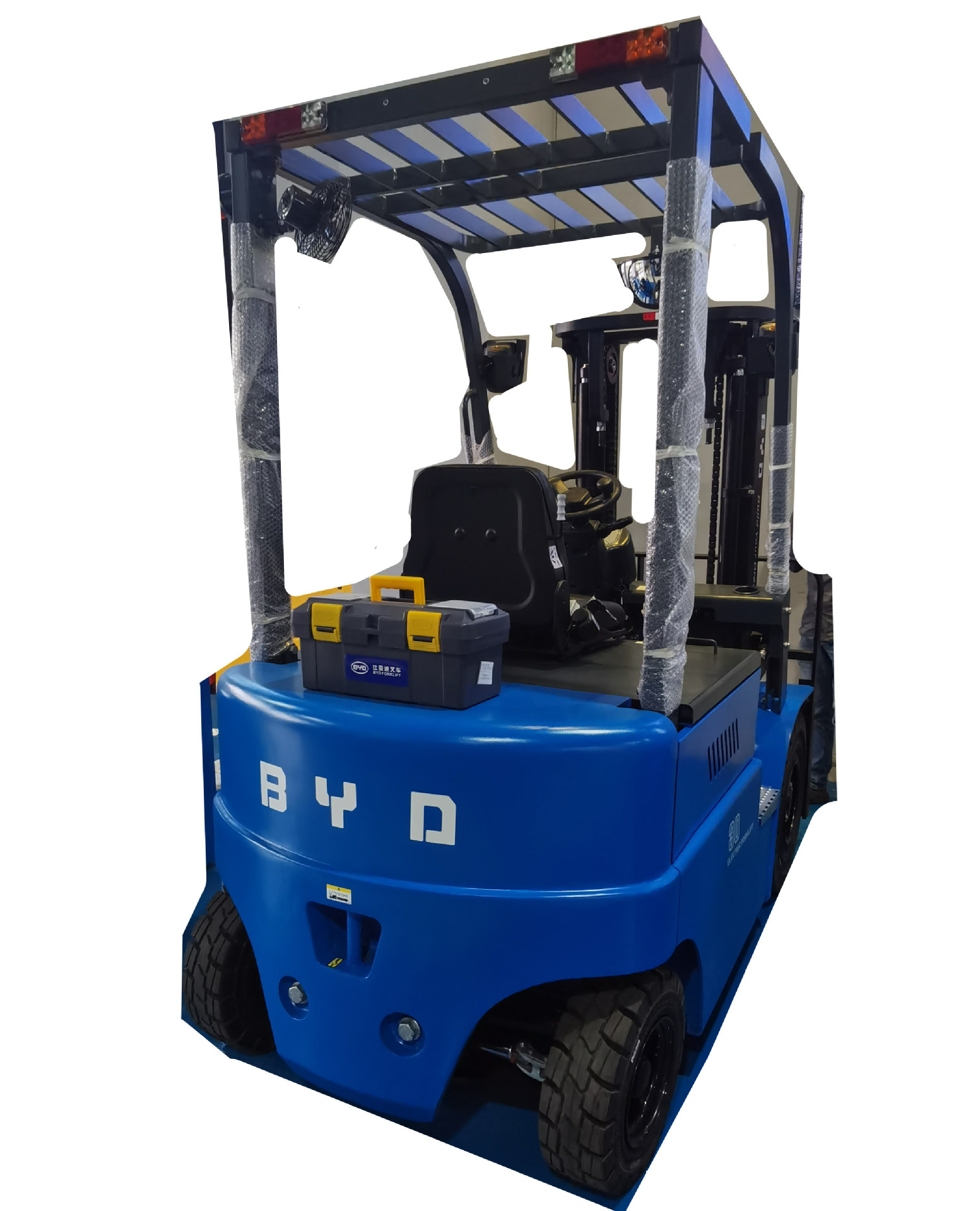 比亚迪CPD30锂电池叉车3吨四轮平衡重锂电池叉车两级门架升高3米