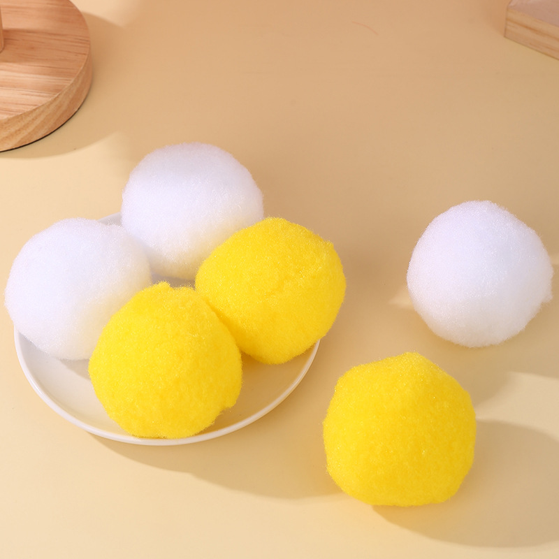 Bola de lana de polipropileno máquina de mahjong automática tarjeta de mesa de limpieza bola de lana bola de algodón de seda de polipropileno accesorios de navidad bola de lana grande al por mayor