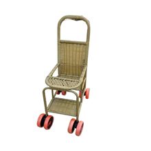 新款婴儿小推车宝宝外出藤竹编小车小孩儿童车座椅轻便四季