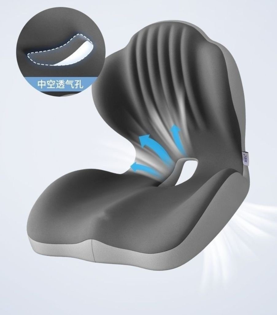 Factory direct sales of car lumbar support cushions, customizable breathable memory foam car lumbar support, driving waist protector, car seat cushion