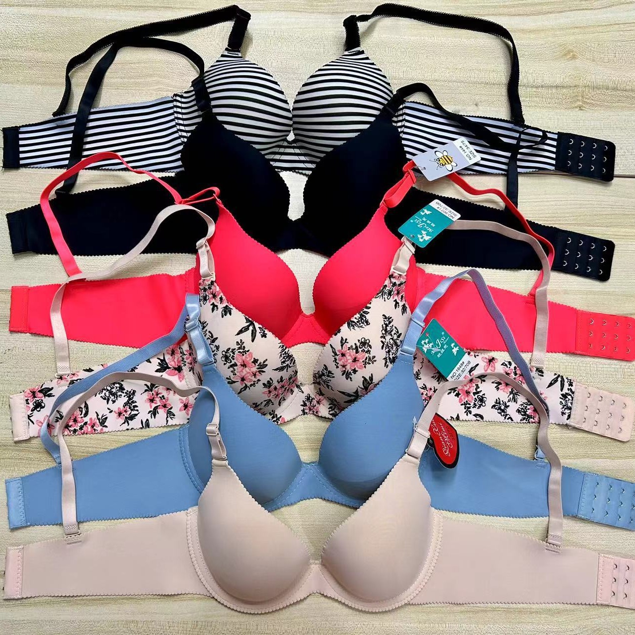 Misceláneos fuera de una sola pieza de nueva ropa interior lisa sin marcas sexy con un bra de acero de anillo contra el pecho bra anti-prolapso