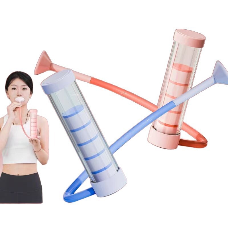 呼吸哑铃腹式呼吸训练器马甲线盆底肌核心锻炼器材肺活量腹肌健身|undefined