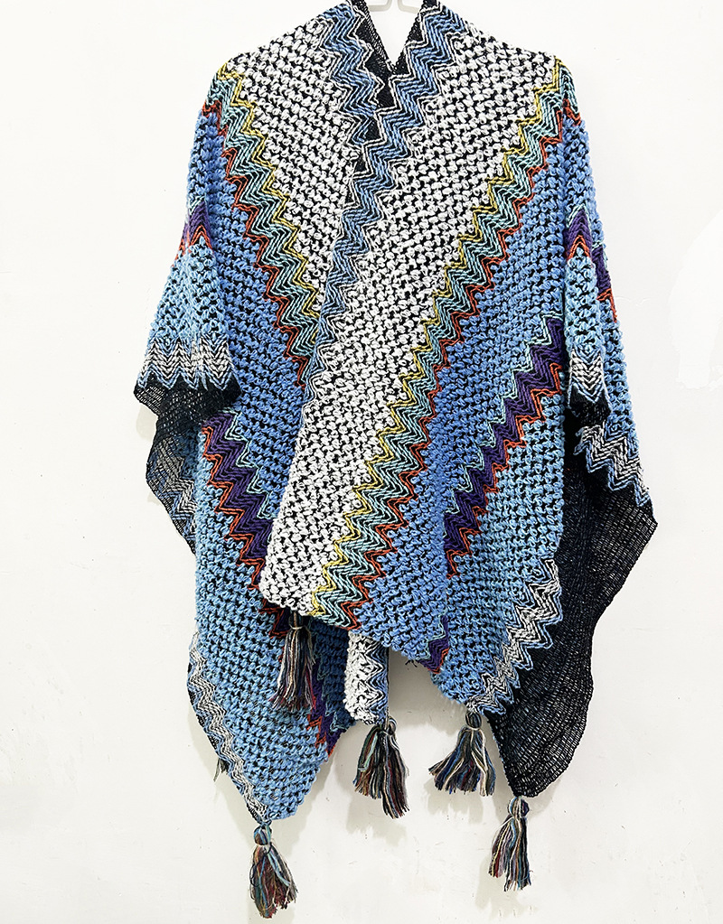 Hanging beard style 19# blue blue gray