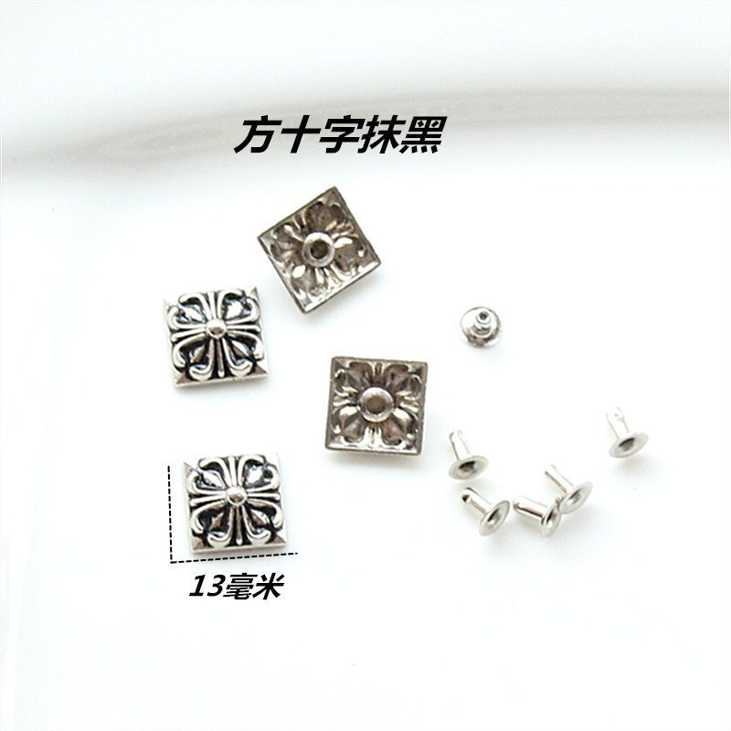 铆钉柳丁衣服皮包包表带朋克金属合金装饰配件 服饰鞋辅料|undefined