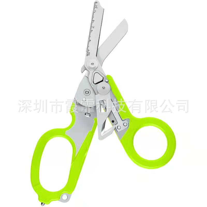 Herramienta al aire libre tijeras multifuncional plegable táctico alicates leatherman mismo Raptor herramienta de rescate