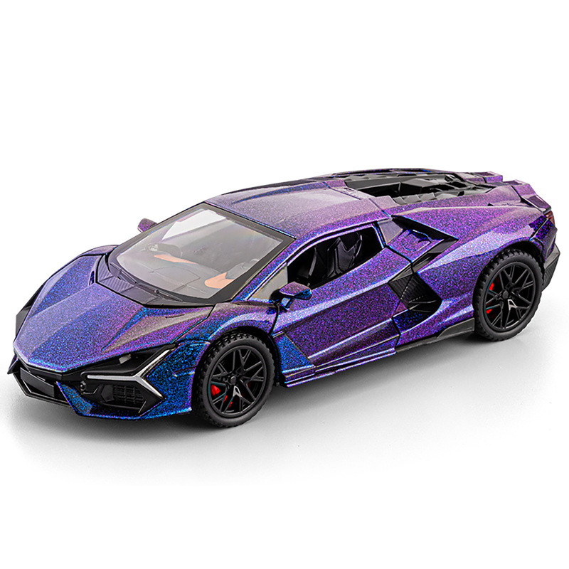 Lambo Xin Daniu Revuelto Alloy Artificial Sports Car Model Ornaments Toy Car Model 1:32 Car Gift