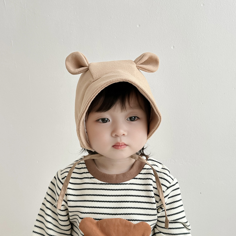 Sombreros para bebés otoño lindos pequeños oídos gorras para bebés super lindos protectores de oídos para bebés niños y niñas gorras de moda