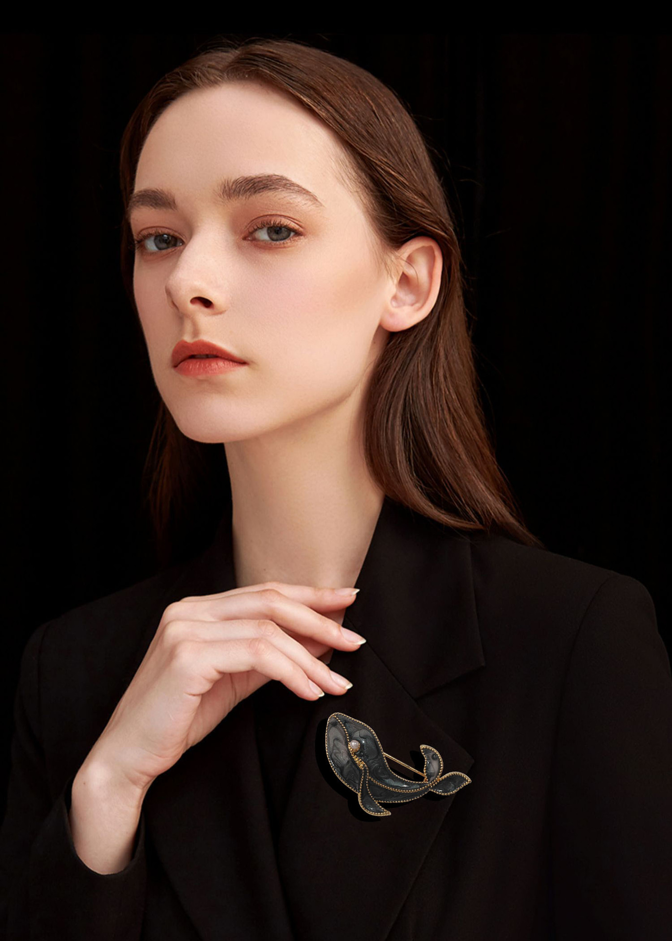 12g Weight Brooches Classification Holiday, Daily Occasion Zinc alloy Material Dolphin Pattern All Seasons Season Women's Gender Enamel Design Simple Style Style Simple Style Pin Dolphin Zinc Alloy Enamel Women's Brooches 无