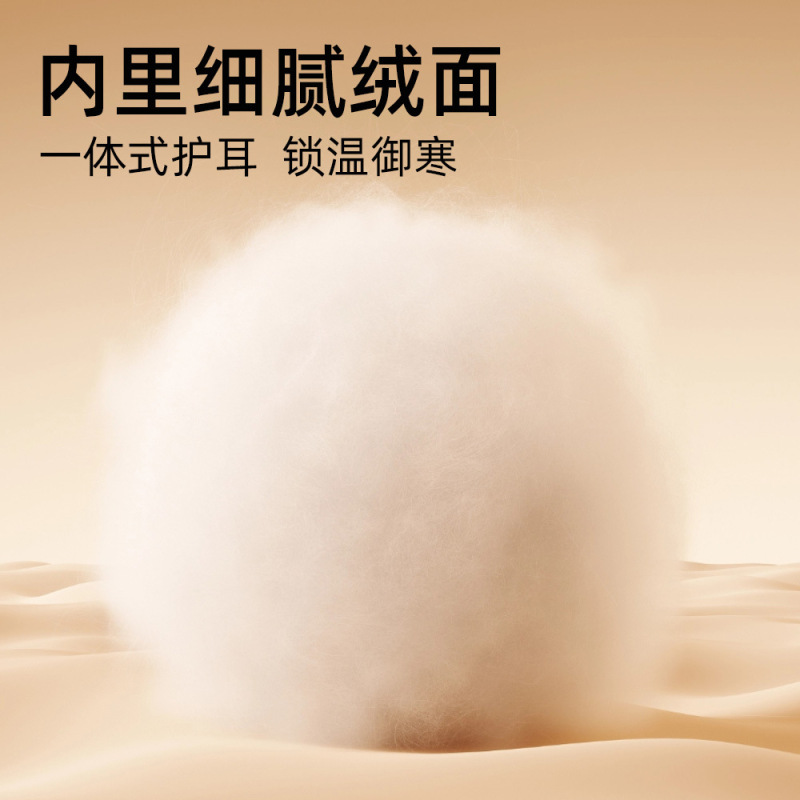 防风防寒保暖戴眼镜不起雾冬季女士高颜值耳罩口罩二合一护耳一体|undefined