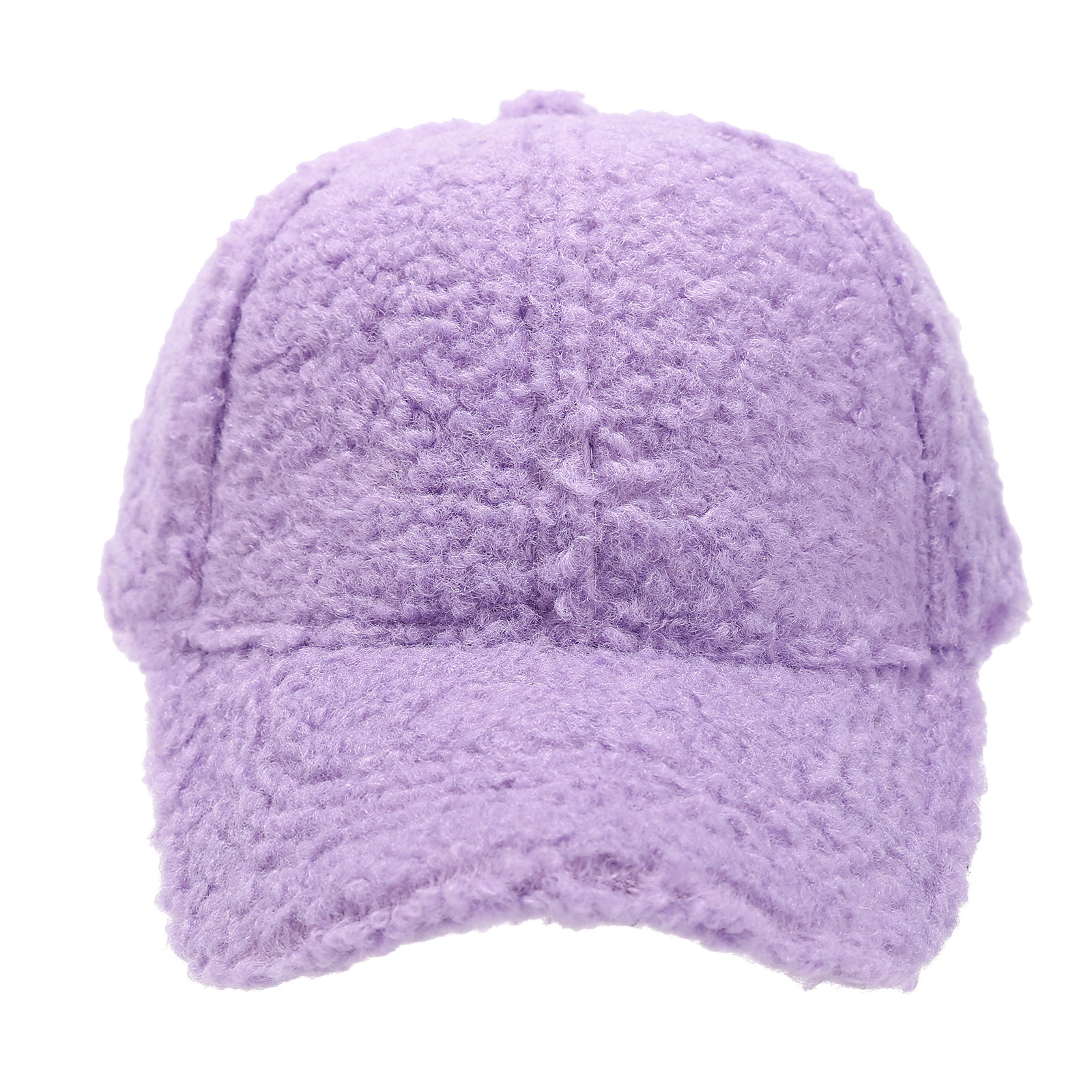 Winter Lamm Wolle Baseball Caps Für Kinder Baby Kinder Warme Dicke Feste Farbe Golf Caps Mädchen Junge Sport Gebogene Krempe Visiere Hut – Detail 23