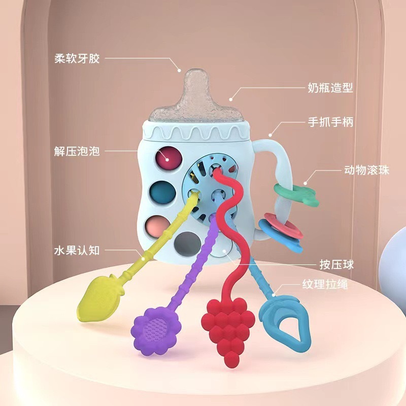 哺乳瓶 プルプル ベビーおもちゃ プルプル ベビー 0歳～1歳 知育 早期教育 6ヶ月以上 8人 新生児|undefined