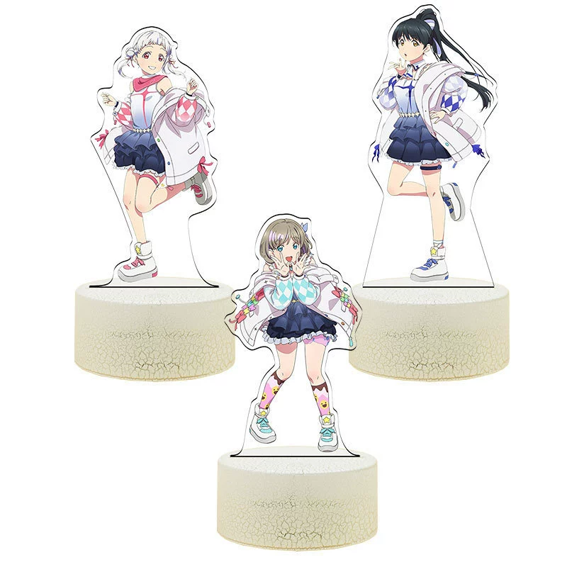 LoveLive! Superstar японская анимация, акриловый 3D ночник-украшение