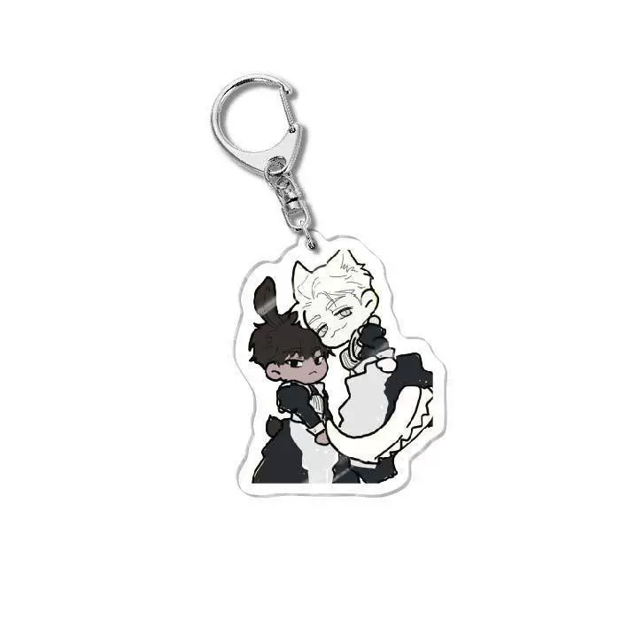 Two-dimensional peripheral acrylic keychain Korean comic code Anastasia pendant gift wholesale