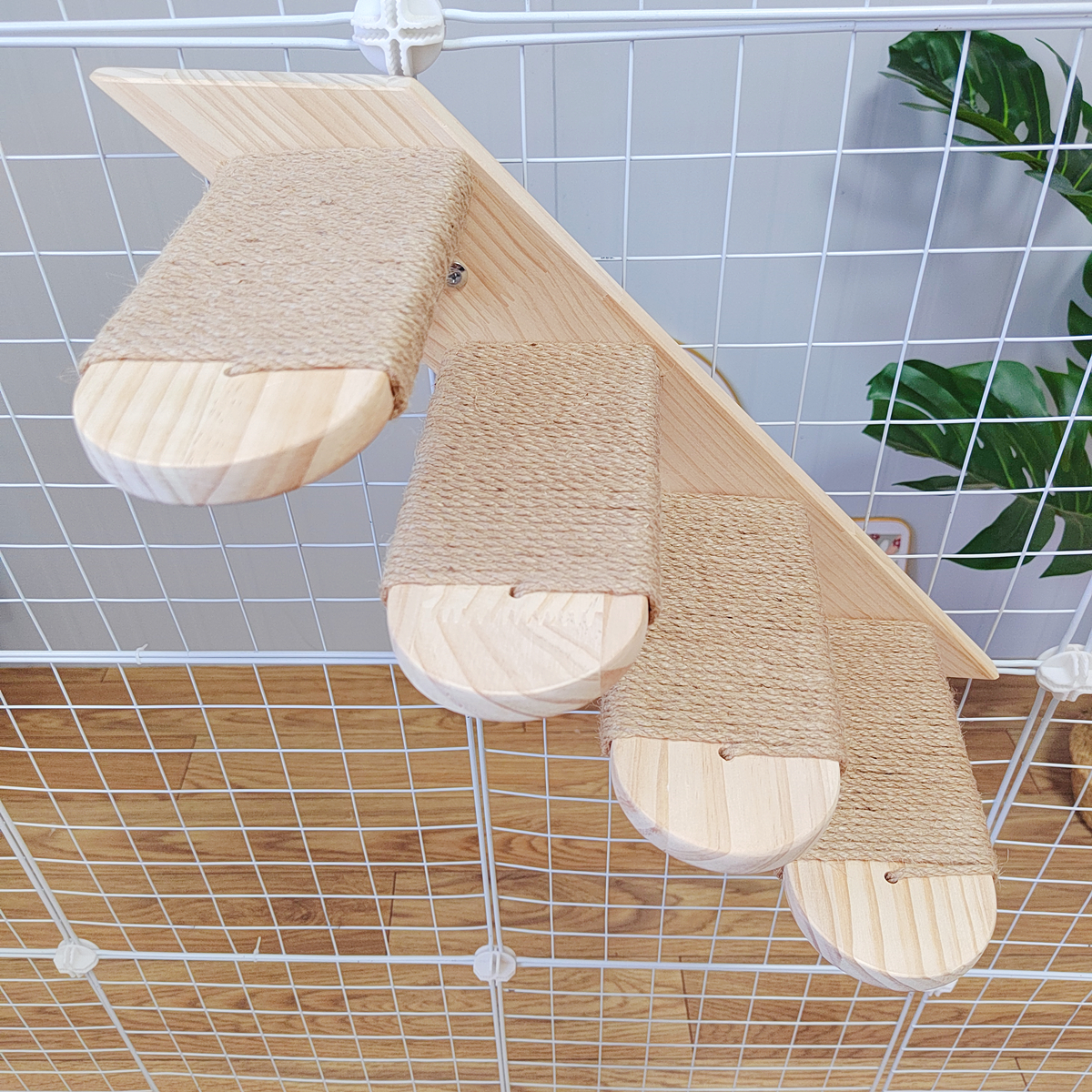 고양이 케이지 사다리 55 × 9CM 스프링 보드 20 × 9CM