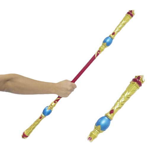 Journey to the West Nine-Tooth Nail Rake Great Sage Marriage Tang Monk Staff Anime Weapon Model PU Toy Trident Weapon