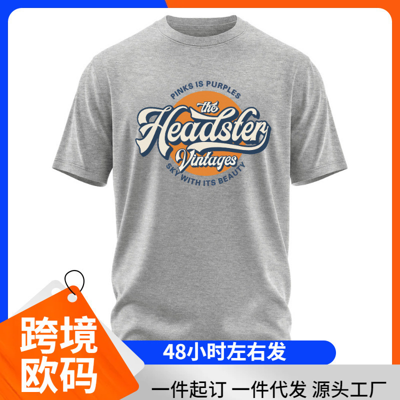 [European Size Cotton t] 2023 New Summer T-Shirt, Old School Retro Printed T-Shirt, Men, Women, Super