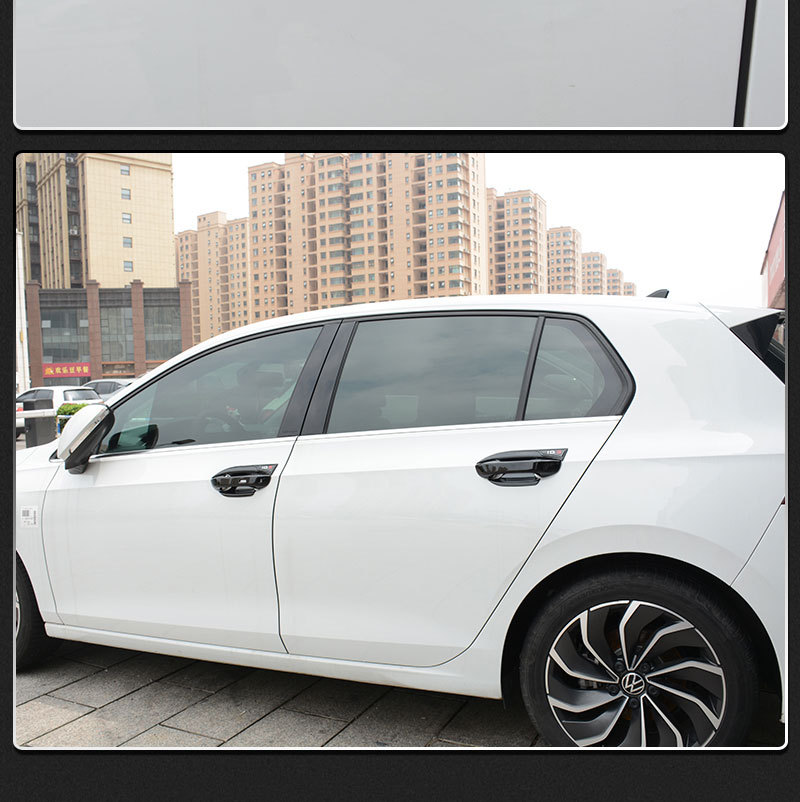 Suitable for Volkswagen ID3 Door Bowl Handle Sticker Modified Door Handle Anti-Scratch Protective Cover Appearance Decoration Accessories Supplies