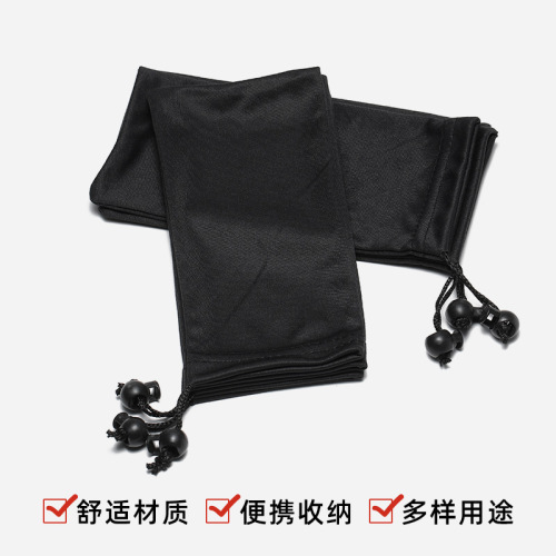  New Black Sunglasses Case with Zipper Fiber Smooth Surface Sunglasses Bag Sunglasses Case Manufacturer Wholesale