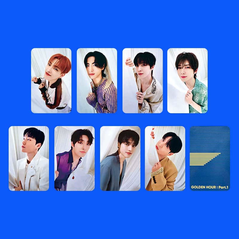 ATEEZ мини-альбом 10 GOLDEN HOUR: Part.1 группа Хон Джон Сонг Минки, Минг Чой Umbrella фотокарта