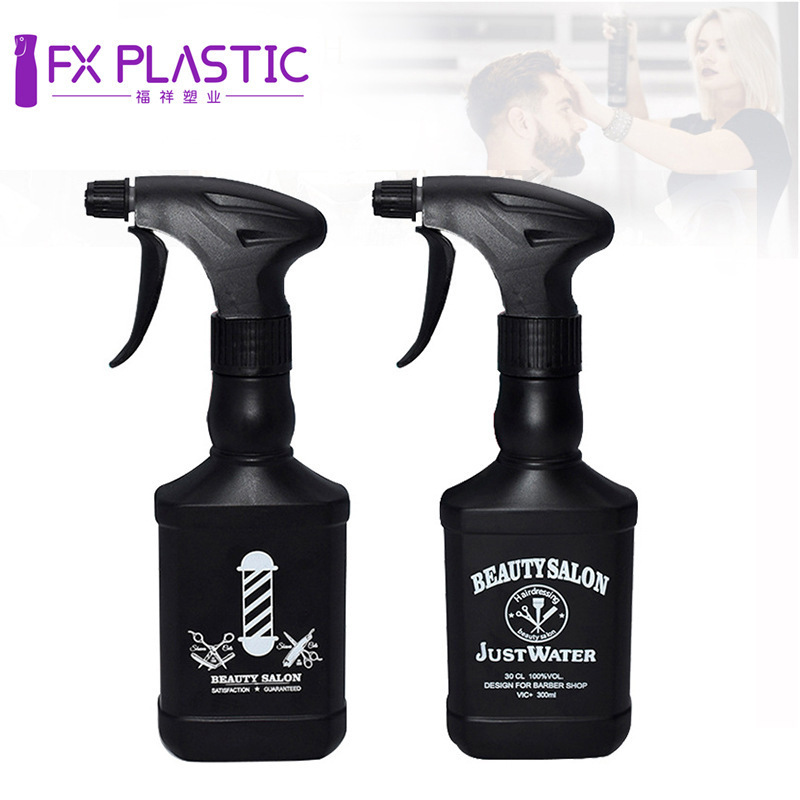 Cross-Border Electroplated Black High-Pressure Spray Bottle Hairdressing Moisturizing Retro Spray Bottle Household 300ml Large-Capacity Hairdressing Tool Cross-Border Electroplated Black High-Pressure Spray Bottle Hairdressing Moisturizing Retro Spray Bottle Household 300ml Large-Capacity Hairdressing Tool