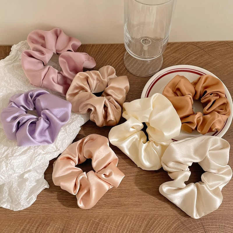 Retro estilo francés cerdo colon anillo de cabello adornamiento de cabello femenino de alta calidad cabello de flores temperamento atado bola correa de cabello super grande