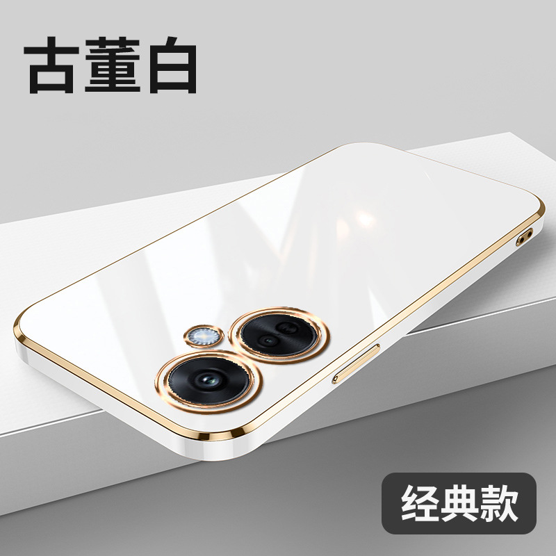 适用vivoY35+手机壳镜头全包直边电镀Y55T纯色软壳保护套批发