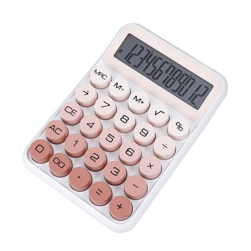 Calculadora de teclado mecánico de dopamina computadora portátil especial para exámenes de estudiantes calculadora de pantalla grande de 12 bits