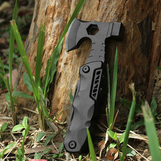 Multifunctional axe hammer combination knife screwdriver saw axe portable outdoor camping tool gift car