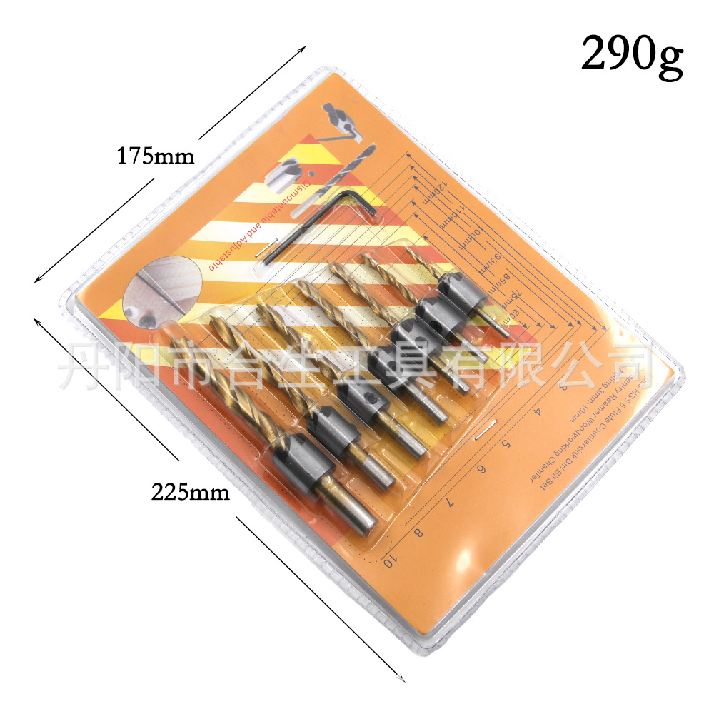 Venta al por mayor de tres puntas para trabajar la madera taladro avellanado taladro tornillo taladro abridor carpintería de tres puntas