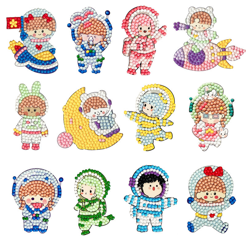 SS114 우주 비행사 12 포스트 세트