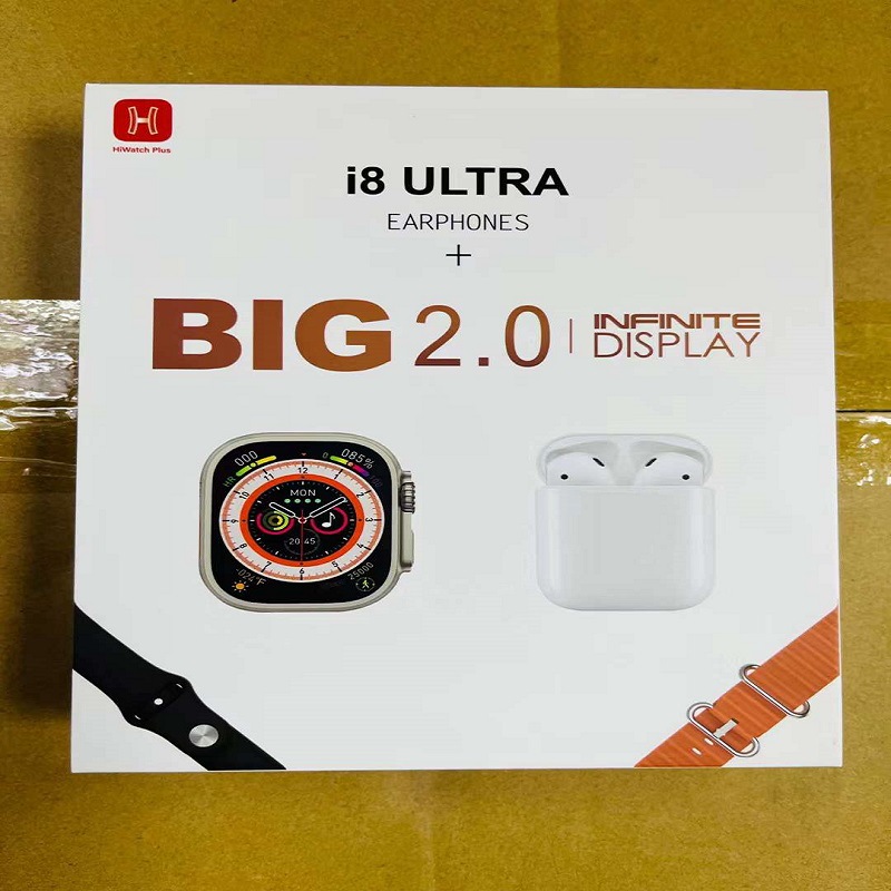 i8 Ultra Smart Watch Wireless Headset 2-...