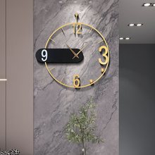 钟表客厅家用现代简约大气创意墙壁装饰挂钟网红静音餐厅时尚钟表