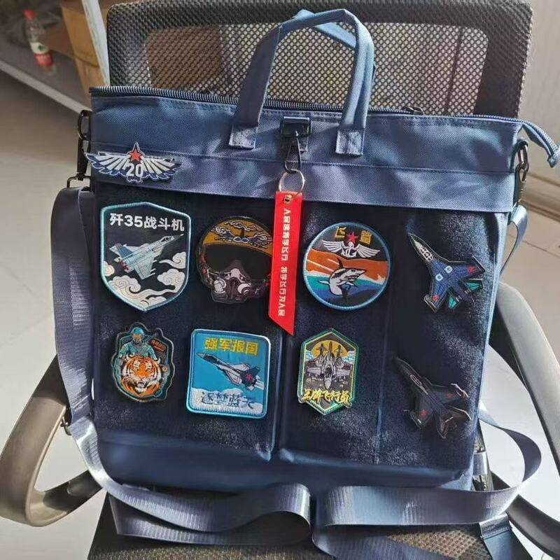 Pilot Helmet Bag, Flight Carry-On Bag, Aviation Boarding Shoulder Bag, Pilot Handbag, Flight Bag, Military Fan Magic