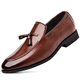 Cross-border special plus size men's shoes men's fashion pointed formal business casual shoes Korean youth driving shoes