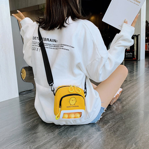 Cotton Bags for Women - High-End New Model, Student and Children's Versatile Cartoon Cute Single-Shoulder and Crossbody Bags, Cross-Border Wholesale and Dropshipping