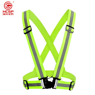 Haichuan factory direct bright reflective strap night running adjustable elastic elastic band night riding running clothes